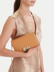 Nine West Torebka EO-Bellis-LX20070 Brązowy. Brązowe torebki wieczorowe damskie Nine West, bez wzorów, z materiału, bez dodatków. Za 219.99 zł.