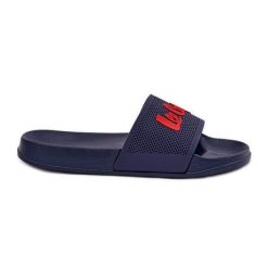 Klapki Damskie Lee Cooper LCW-25-07-3524L Granatowe niebieskie. Niebieskie klapki damskie bez wzorów, z gumy, bez obcasa, bez zapięcia. Za 131.88 zł.