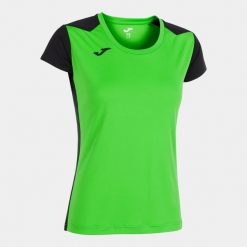 Koszulka do biegania damska Joma Record II. Czarne koszulki damskie Joma, m, bez wzorów, bez kołnierzyka, bez ramiączek. W wyprzedaży za 84.30 zł.