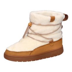 Buty śniegowce damskie Puma Snowbae Suede Wns 402175 02. Brązowe obuwie sportowe damskie Puma, bez zapięcia, do biegania. Za 273.89 zł.