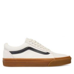 Tenisówki Vans. Białe trampki damskie Vans, bez wzorów, bez zapięcia. Za 399.99 zł.