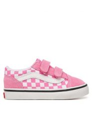 Vans Tenisówki Old Skool V VN000CTGFRQ1 Różowy. Czerwone buty sportowe dziewczęce Vans, bez wzorów, ze skóry, bez zapięcia. Za 219.99 zł.
