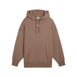 Damska bluza oversize z kapturem Puma Essentials TR. Brązowe bluzy damskie Puma, m, bez wzorów, z kapturem. Za 267.00 zł.