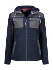 Canadian Peak Kurtka polarowa "Toulouseak" w kolorze czarnym rozmiar: XL. Czarne kurtki damskie Canadian Peak, xl, bez wzorów, z materiału, bez kaptura. Za 130.99 zł.