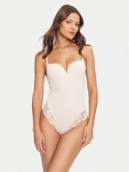 Selmark Body Federica 61157 Beżowy. Brązowe body i gorsety Selmark, bez wzorów, z syntetyku. Za 259.99 zł.