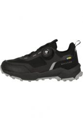 Buty trekkingowe Whistler Menfi Q-lock. Czarne obuwie trekkingowe damskie WHISTLER, z materiału, bez zapięcia. Za 255.55 zł.
