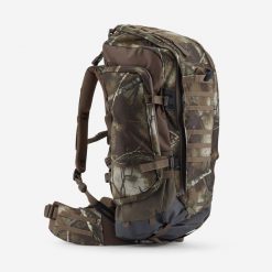 Plecak Solognac Big Game 70 litrów camo. Zielone plecaki SOLOGNAC, bez wzorów, z materiału. Za 729.99 zł.