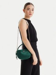 Guess Torebka Elsie Mini HWSE96 50750 Zielony. Zielone torebki klasyczne damskie Guess, z materiału, bez dodatków. Za 589.99 zł.