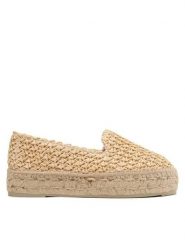 Manebi Espadryle Double Sole Espadrilles V 2.7 D0 Beżowy. Brązowe espadryle damskie Manebi, bez wzorów, z tworzywa sztucznego, bez obcasa. Za 819.99 zł.