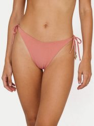 Guess Dół od bikini E6GO01 KF412 Koralowy. Pomarańczowe bikini Guess, z aplikacjami, z syntetyku. Za 219.99 zł.