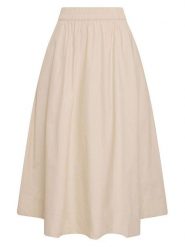 MOSS COPENHAGEN Spódnica w kolorze beżowym rozmiar: XL. Brązowe spódnice damskie Moss Copenhagen, xl, bez wzorów, z bawełny, maxi. Za 249.95 zł.