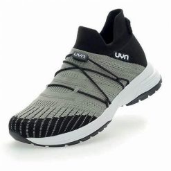 Buty do chodzenia damskie UYN Free Flow Tune. Szare obuwie sportowe damskie Uyn, z materiału, bez zapięcia, trekkingowe. Za 759.00 zł.