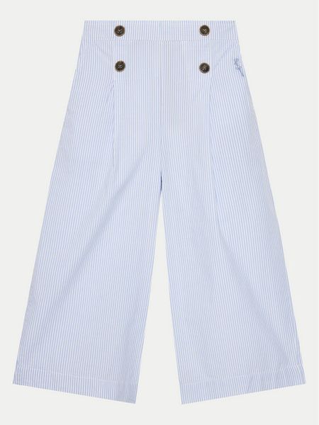 Pepe Jeans Spodnie materiałowe Ollie PG210793 Niebieski Regular Fit. Niebieskie jeansy dziewczęce Pepe Jeans, bez wzorów, z bawełny. Za 199.99 zł.