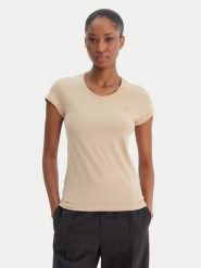 G-Star Raw T-Shirt Eyben D24533-4107 Écru Slim Fit. Białe t-shirty damskie G-Star, xl, bez wzorów, z bawełny, bez kołnierzyka. Za 84.99 zł.