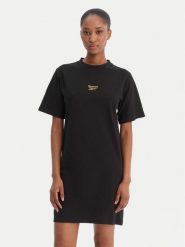 Reebok Sukienka codzienna Surya RK25502CCW Czarny Regular Fit. Czarne sukienki damskie Reebok, bez wzorów, z bawełny, bez ramiączek. Za 129.99 zł.