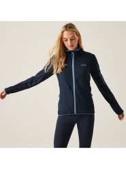 Regatta Kurtka polarowa "Ralina" w kolorze granatowym rozmiar: 40. Niebieskie kurtki damskie Regatta, bez wzorów, z polaru, bez kaptura. Za 126.45 zł.