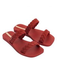 Ipanema Klapki w kolorze czerwonym rozmiar: 35/36. Czerwone klapki damskie Ipanema, bez wzorów, z otwartym noskiem, bez obcasa, bez zapięcia. Za 52.67 zł.