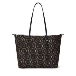Torebka LAUREN RALPH LAUREN. Czarne torebki klasyczne damskie Lauren Ralph Lauren, bez dodatków. Za 659.99 zł.