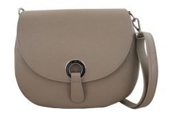 Listonoszka skórzana BARBERINI'S beżowa 641-2. Brązowe shopper bag Barberinis, z aplikacjami, ze skóry, przez ramię, duże, bez dodatków. Za 279.99 zł.