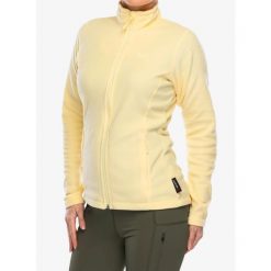 Bluza polarowa damska Helly Hansen Daybreaker Fleece Jacket. Żółte bluzy damskie Helly Hansen, m, bez wzorów, z polaru, bez kaptura. Za 245.99 zł.