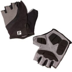 Rękawiczki rowerowe bez palców Profex S/M wzmacniane szare. Szare rękawiczki damskie Profex, bez wzorów. Za 26.99 zł.