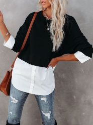 Milan Kiss Tunika w kolorze czarnym rozmiar: M. Czarne tuniki damskie Milan Kiss, na co dzień, m, bez wzorów, bez kołnierzyka, bez ramiączek. Za 152.99 zł.