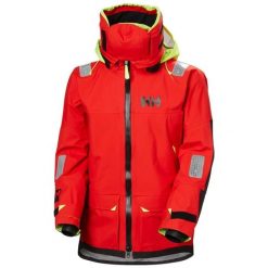 Kurtka z kapturem Helly Hansen Aegir Ocean 2.0. Czerwone kurtki damskie Helly Hansen, m, bez wzorów, z materiału, z kapturem. Za 4,745.00 zł.