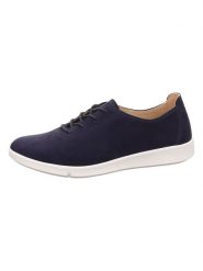 Legero Skórzane sneakersy "Lucca" w kolorze granatowym rozmiar: 41,5. Niebieskie obuwie sportowe damskie Legero, bez zapięcia. Za 250.35 zł.