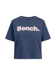 Bench Koszulka "Kay" w kolorze granatowym rozmiar: 44. Niebieskie bluzki damskie Bench, bez wzorów, z bawełny, bez kołnierzyka, bez ramiączek. Za 61.46 zł.