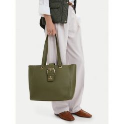 Torebka Beverly Hills Polo Club. Zielone shopper bag Beverly Hills Polo Club, bez dodatków. Za 229.99 zł.