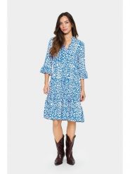 SAINT TROPEZ Sukienka w kolorze niebieskim rozmiar: XS. Niebieskie sukienki damskie Saint Tropez, bez wzorów, z wiskozy, bez ramiączek. Za 104.99 zł.