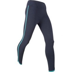 Legginsy sportowe ze stretchem, dł. 7/8, Level 1 bonprix ciemnoniebieski melanż. Niebieskie legginsy sportowe damskie bonprix, melanż. Za 37.99 zł.