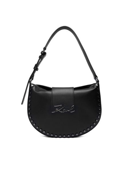 KARL LAGERFELD Torebka B1W30198 Czarny. Czarne torebki klasyczne damskie KARL LAGERFELD, ze skóry, bez dodatków. Za 925.99 zł.