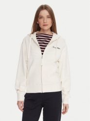 Tommy Hilfiger Bluza Script WW0WW45742 Écru Regular Fit. Bluzy damskie Tommy Hilfiger, l, bez wzorów, z bawełny, bez kaptura. Za 449.99 zł.