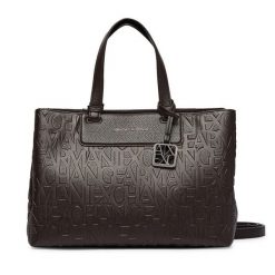 Torebka Armani Exchange. Brązowe torebki klasyczne damskie Armani Exchange, bez dodatków. Za 679.99 zł.