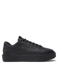 Iceberg Sneakersy Bozema ID2112 Czarny. Czarne obuwie sportowe damskie Iceberg, ze skóry, bez zapięcia. Za 739.99 zł.