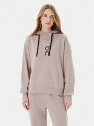 On Bluza Club Hoodie 1WE1004 Beżowy Relaxed Fit. Brązowe bluzy damskie On, l, bez wzorów, z bawełny, bez kaptura. Za 499.99 zł.