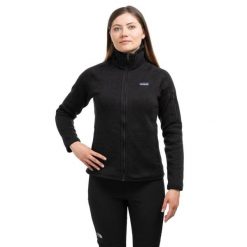 Kurtka polarowa damska Better Sweater Women. Czarne kurtki damskie Patagonia, s, bez wzorów, z polaru, bez kaptura. Za 529.99 zł.