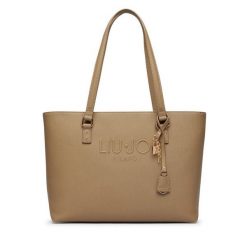 Torebka Liu Jo. Brązowe shopper bag Liu Jo, bez wzorów, bez dodatków. Za 599.99 zł.