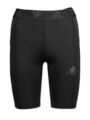 Adidas Szorty sportowe "TF ST 3S" w kolorze czarnym rozmiar: XS. Czarne spodenki sportowe damskie Adidas, s, bez wzorów, z materiału, outdoorowe. Za 83.42 zł.