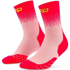Damskie skarpety kompresyjne sportowe do połowy łydki CEP Core Run. Czerwone skarpetki damskie CEP, bez wzorów, z elastanu. Za 84.00 zł.