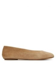 Weekend Max Mara Baleriny Todisuede 2525526074600 Beżowy. Brązowe balerinki damskie Weekend Max Mara, bez wzorów, ze skóry. Za 1,449.00 zł.