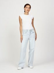GANG JEANS Dżinsy "Amelie" - Comfort fit - w kolorze błękitnym rozmiar: W27. Niebieskie jeansy damskie GANG JEANS, z podwyższonym stanem. Za 322.95 zł.