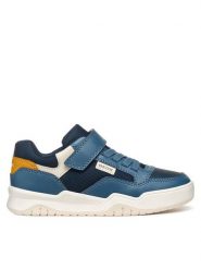 Geox Sneakersy J Perth J367RE 0FEFU C4277 S Granatowy. Niebieskie buty sportowe chłopięce Geox, ze skóry, bez zapięcia. Za 209.99 zł.