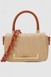 VALENTINO Brązowa torebka Copacaban Satchel. Brązowe shopper bag Valentino by Mario Valentino, małe, bez dodatków. W wyprzedaży za 399.99 zł.
