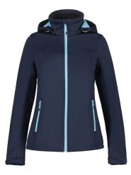 Icepeak Kurtka softshellowa "Boise" w kolorze granatowym rozmiar: 40. Niebieskie kurtki sportowe damskie Icepeak, bez wzorów, bez kaptura. Za 184.46 zł.