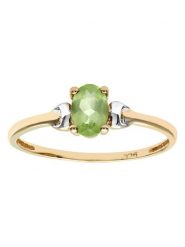 Diamant Exquis Złoty pierścionek z perodytem rozmiar: 58. Żółte pierścionki damskie Diamant Exquis, złote. Za 817.99 zł.