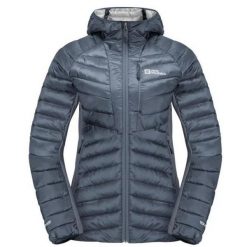 Kurtka Damska Ocieplana Routeburn Pro. Szare kurtki damskie Jack Wolfskin, l, bez wzorów, z materiału, z kapturem. Za 851.99 zł.