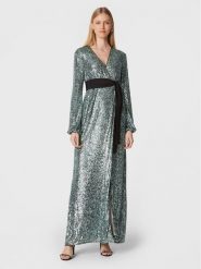 Pinko Sukienka wieczorowa Germanico 1G18C0 A099 Zielony Regular Fit. Zielone sukienki damskie Pinko, bez wzorów, z syntetyku, wizytowe, bez ramiączek. Za 2,239.00 zł.