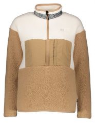 PICTURE Bluza polarowa "Naatil" w kolorze jasnobrązowo-kremowym rozmiar: XL. Brązowe bluzy damskie Picture, xl, bez wzorów, z materiału, bez kaptura. Za 215.21 zł.